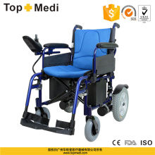 Fauteuil roulant électrique en aluminium pour soins à domicile